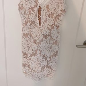 Tobi Lace White Dress